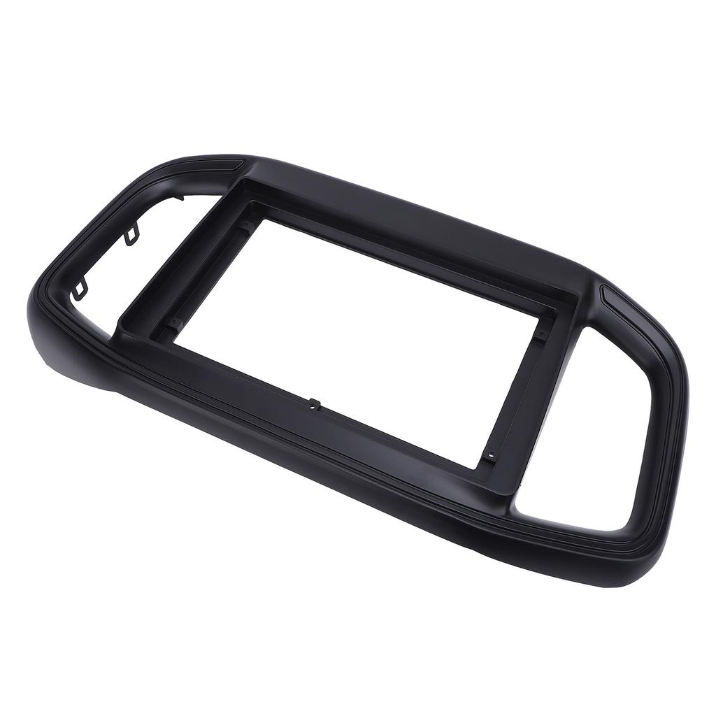 9 Zoll Navigationspaneelrahmen Kratzfest Stilvoll Schwarz Autoradio Radio Blende ABS-Paneel Blende