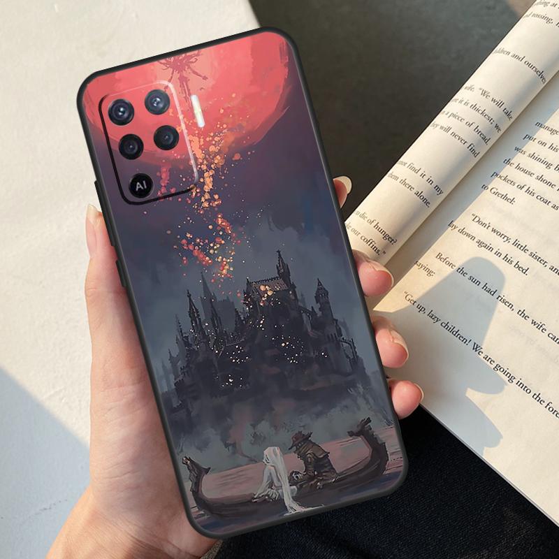 Game Bloodborne Case For Oppo A80 A60 A40 A78 A38 A18 A98 A58 A96 A76 A16 A94 A74 A54 A15 A17 A57 A77 A5 Pro