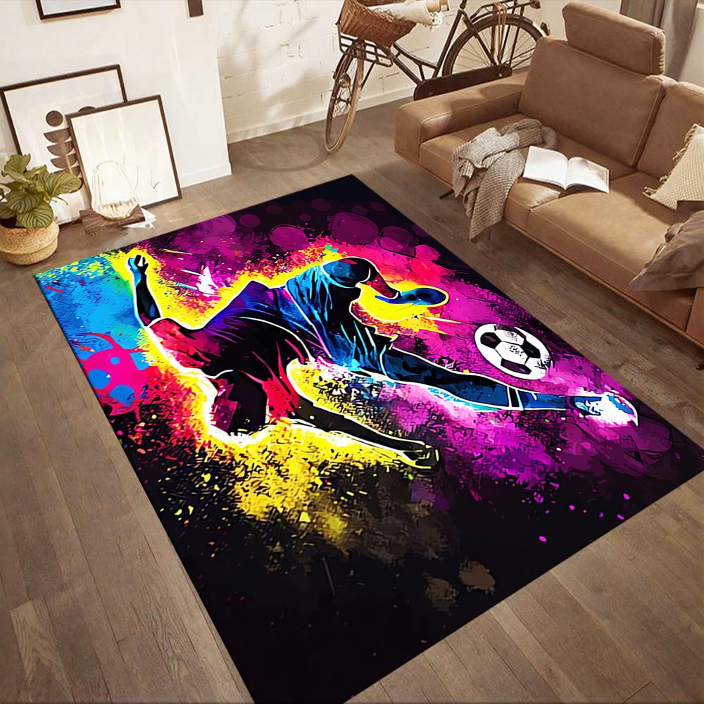 Dynamic Basketball Moves Floor Mats for Living Room, Bedroom and Room Decoration Are Suitable for Gifts.