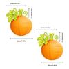 Halloween Round Paper Pumpkin Hanging Lantern Decoration for Thanksgiving Fall Festival Indoor Outdoor Party Patio Home Holiday Scene Decor Supplies
