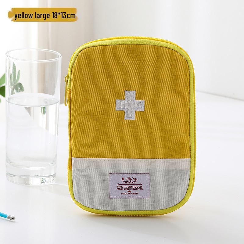 Portable First Aid & Medical Travel Kit - Compact Medicine Storage Bag for Home and Travel