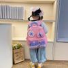 Elsa Spider-Man Cartoon Kinderrucksack mit atmungsaktivem Nylon für den Schulgebrauch