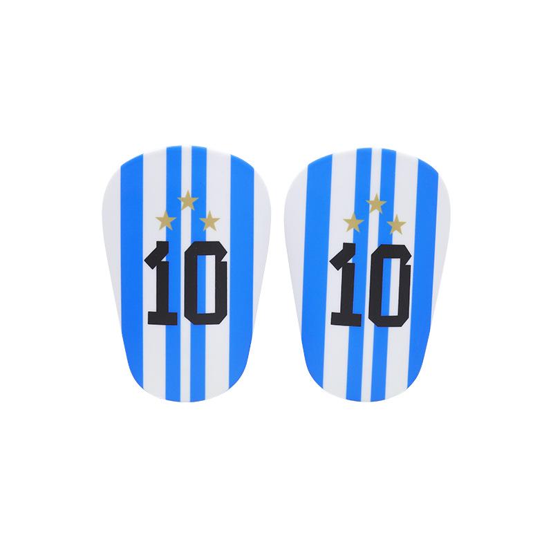 Ultra-light, High-temp Resistant Shin Guards for Adults and Kids - Football Socks with Star Number Inserts.