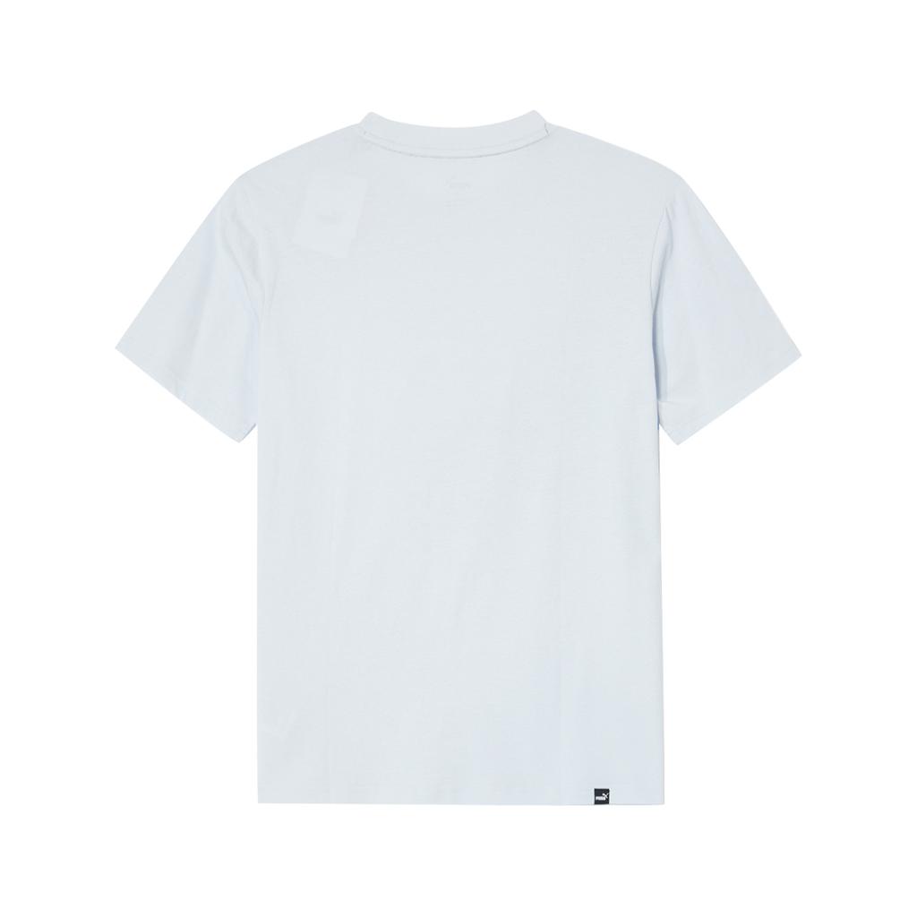 Puma Breathable Sweat-Absorbing Casual Sports Short Sleeve T-Shirt Women Tops Ice-Blue 677355-21