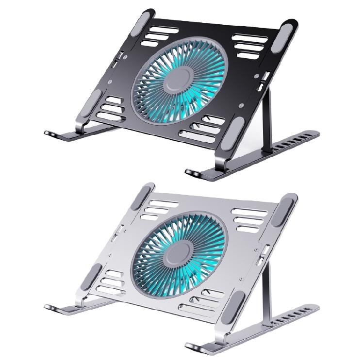 Laptop Cooling Pad Laptop Stand With Foldable Aluminum Stand And Variable Speed Controls Laptop Support Holder