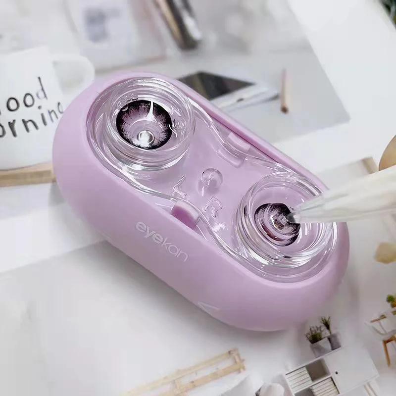 Contact Lenses Cleaner Ultrasonic With Removable Box 110KHz Remove Tear Protein Cleaning Machine Portable Contact Lenses Case