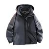 New Outdoor Jacket for Men and Women, Men and Women, Three-in-one Waterproof, Windproof, Oil-proof Mountaineering Men's Clothing Jacket