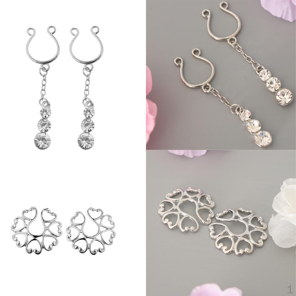 

4 шт. кольца с кристаллами