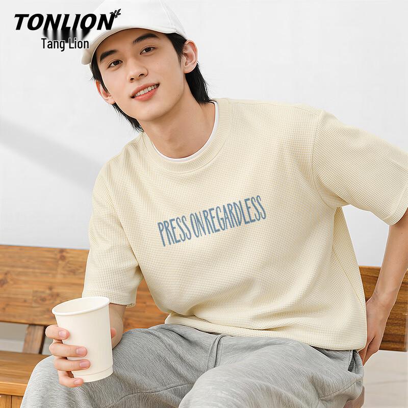 TonLion Men s Loose Fit Short Sleeve T-Shirt 5XL