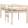 VidaXL High Bed 90x190 Cm Solid Pine Wood 821614