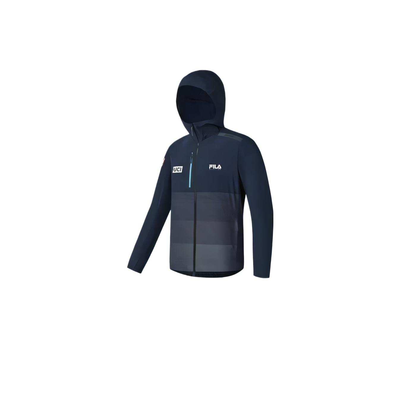 

New FILA CYCLING Jackets Coats Men s Gemstone Dark Blue DB A11M528701F-DB XL