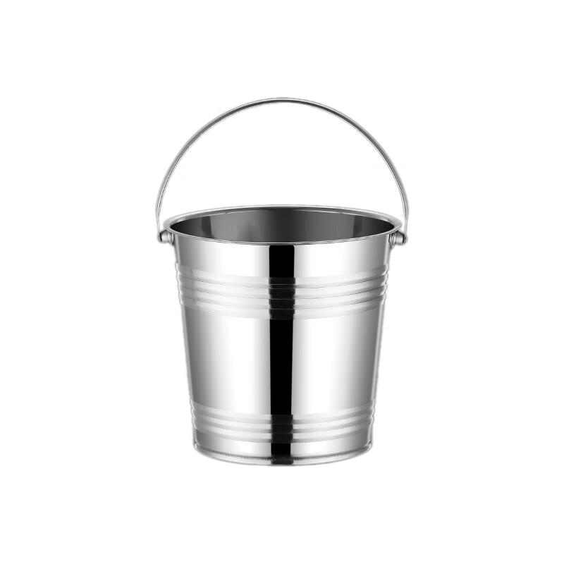 Thickened Stainless Steel Portable Water Bucket