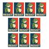 1/5/10/20/50/100Pcs Resist Frog Sticker Waterproof PVC Frog Meme Sticker Cell Phone Laptop Computer Helmet Water Bottle Decorative Animal Decal