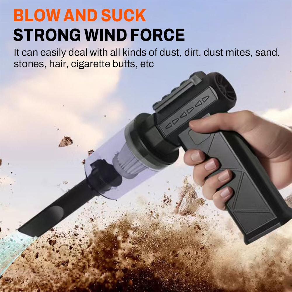 Powerful 600000RPM Violent Fan Brushless Mini Turbo Jet Fan Air Blower Strong Winds Speed 58m/s Portable Electric Air Duster