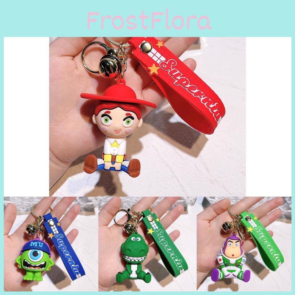 Adorable 2024 Cartoon Buzz Lightyear Keychain Cute Figure For Kids Gifts