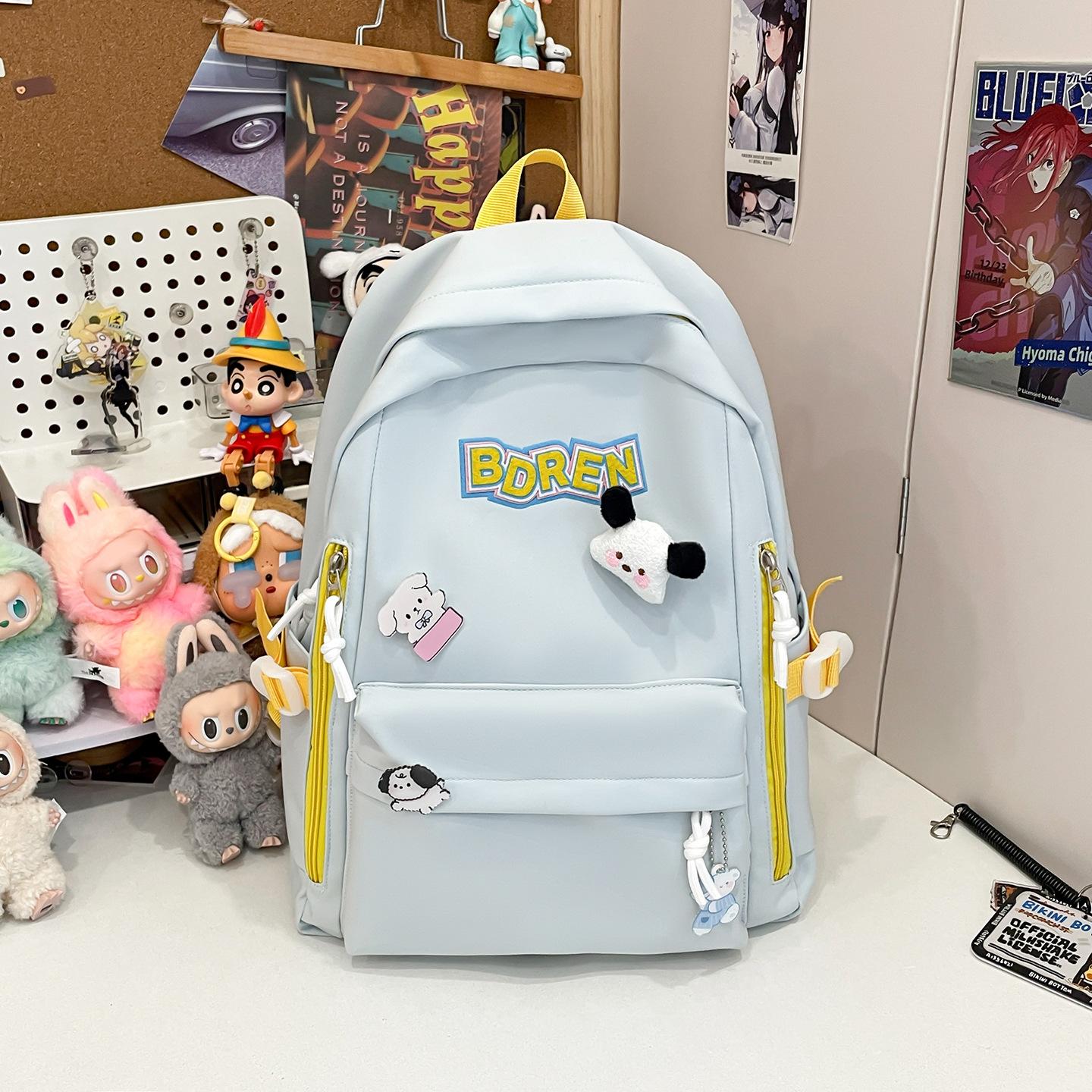 

Korean ins high value small fresh junior high school students simple lightweight versatile large capacity