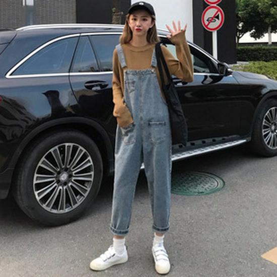 Embroidered Women's Slim-Fit Hoodie - Spring/Autumn Korean Style, Spliced, Long Sleeve, Loose Fit, Fake Two-Piece Design