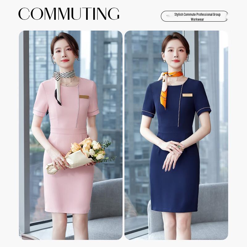 Women's Short Sleeve Professional Work Dress