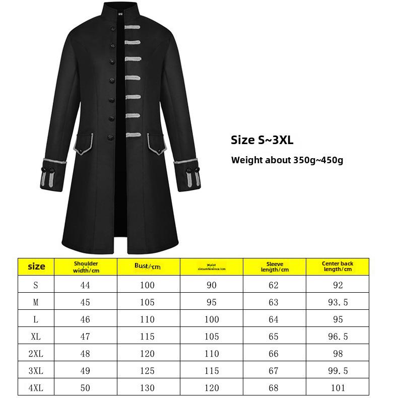 Pelerină de Vrăjitor Medieval Unisex și Robă de Călugăr pentru Halloween