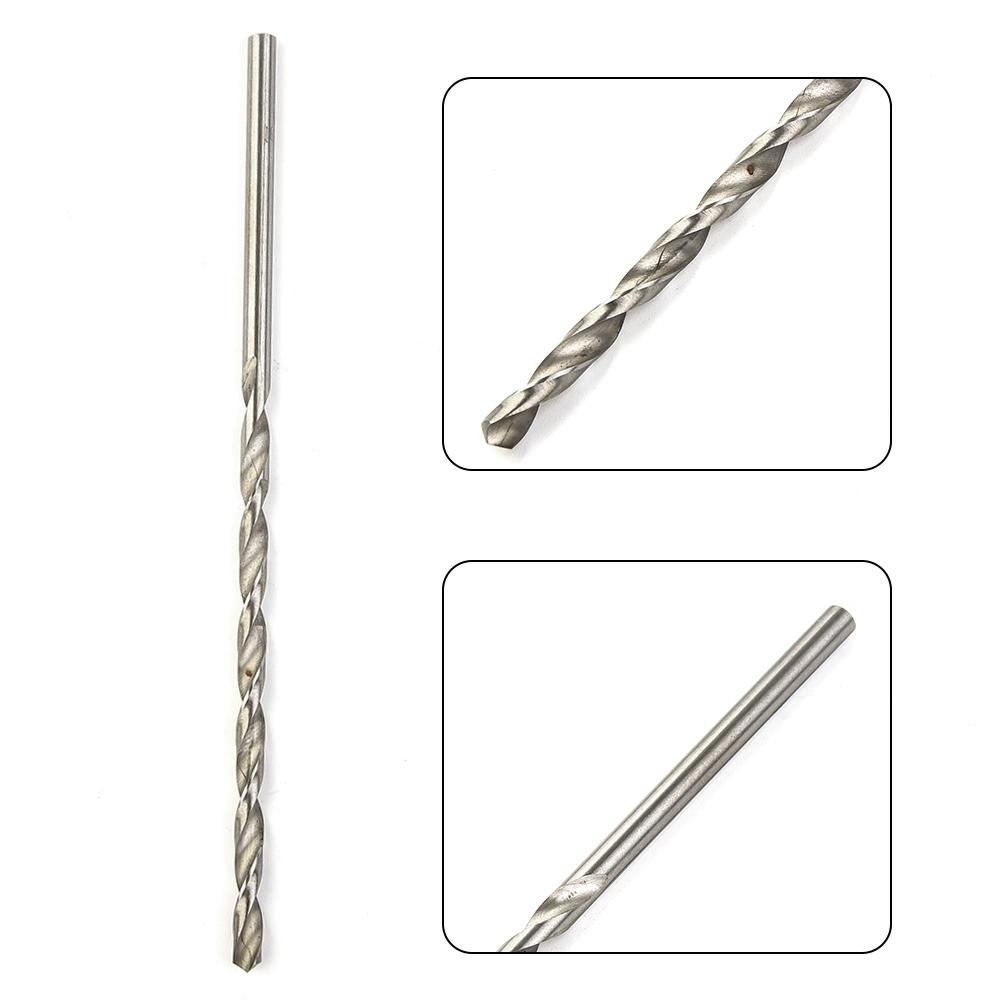 HSS Silver Taper Shank Drill Bit 2mm-6mm Extended Extra Long 160-300mm
