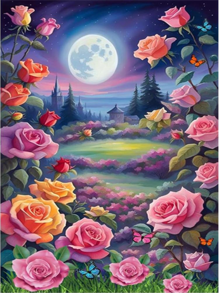 5D DIY Diamond Painting New 2024 Cute Bees and Flowers Mosaic Animal Landscape Painting Embroidery Decoration Handmade Gift