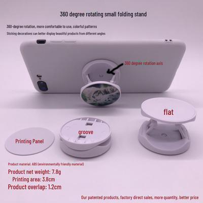 Samolepka s držákem telefonu s otočným o 360° a airbagovým úchopem s vlastním logem