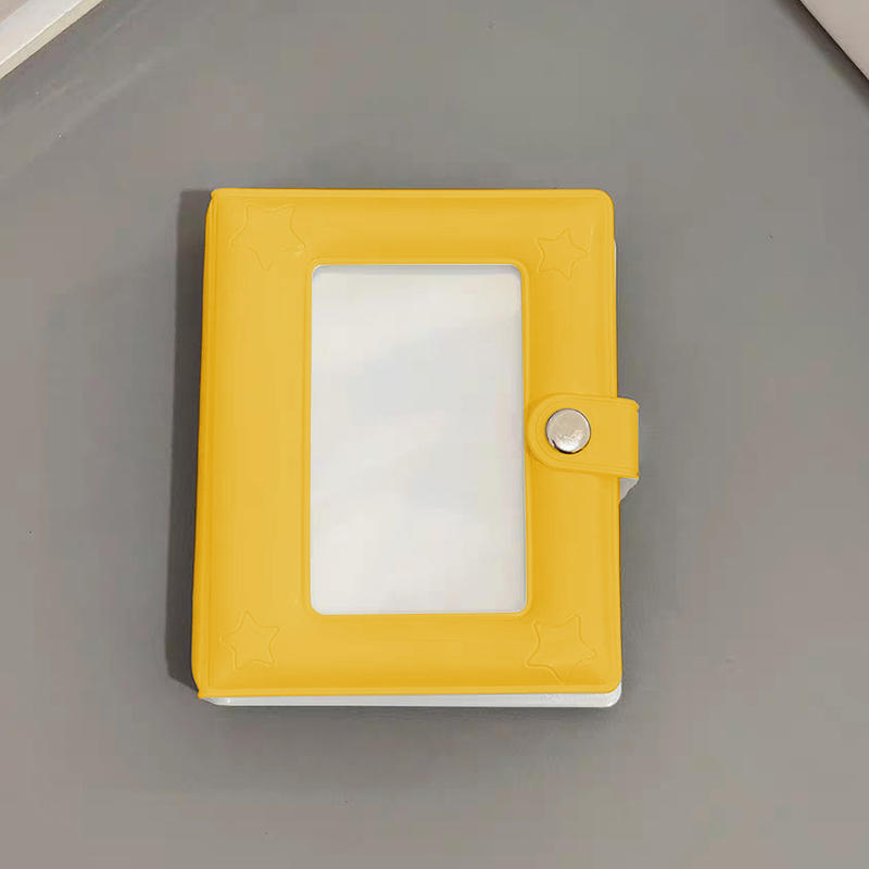 1PC 2/3 Inch Photo Album Kpop Photo Card Holder With Multiple Colors Available Cartoon Album Cards Storage Macaron Color Palette