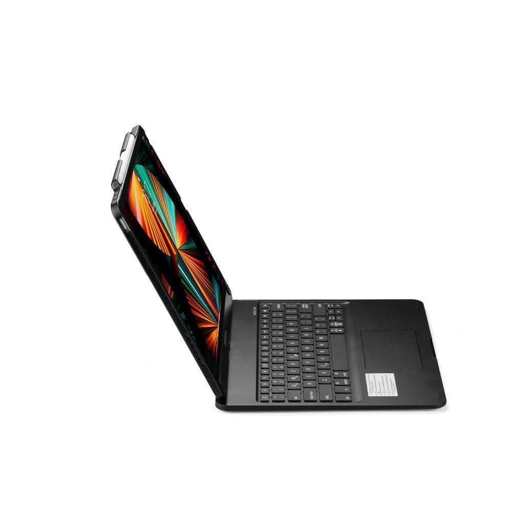 Husă cu Tastatură Bluetooth Rotativă cu Touchpad și Iluminare de Fundal pentru Tabletă iPad Air 13 Pro 2024