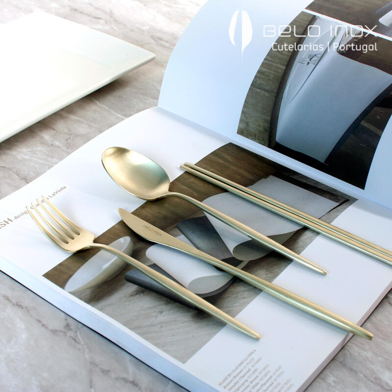 [belo inox] Spirit Champagne Cutlery Set of 4