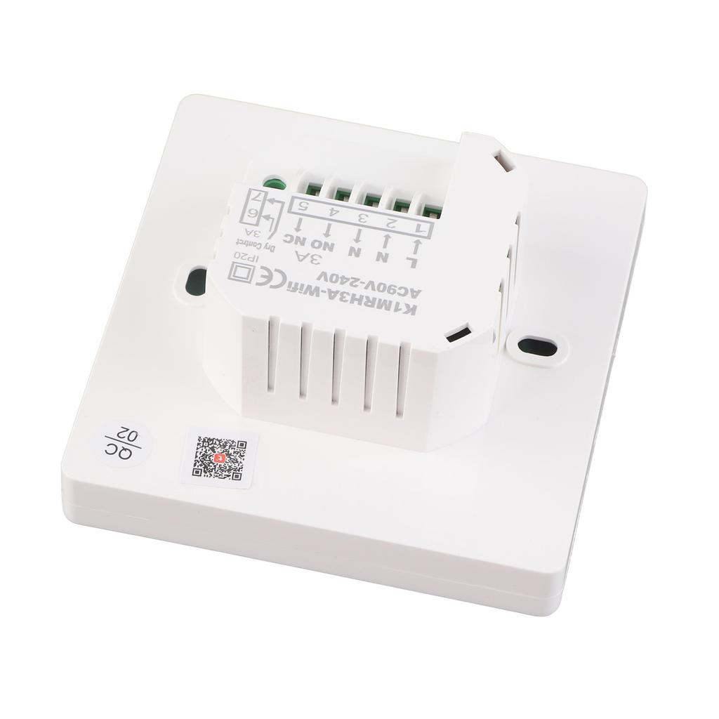 Programuojamas termostatas AC90V iki 240V Spalvotas LCD ekranas Išmanusis termostatas Tuya namams, viešbučiams