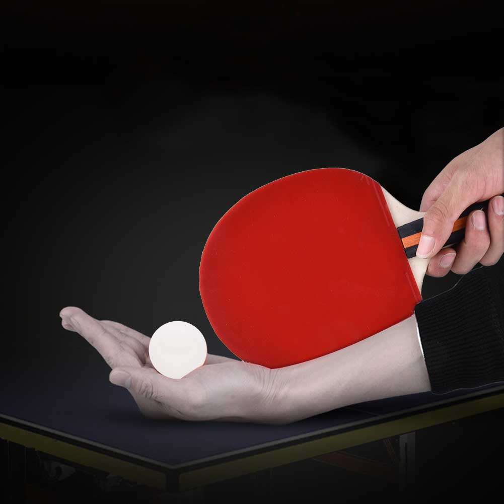 6 Pcs Standard Durable ABS Practice Training Exercise Ping Pong Tennis Balls (White)