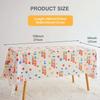 Thickened Disposable Tablecloth Plastic Waterproof Birthday Tablecloth Oil-proof Multicolor Table Covers Happy Birthday Star