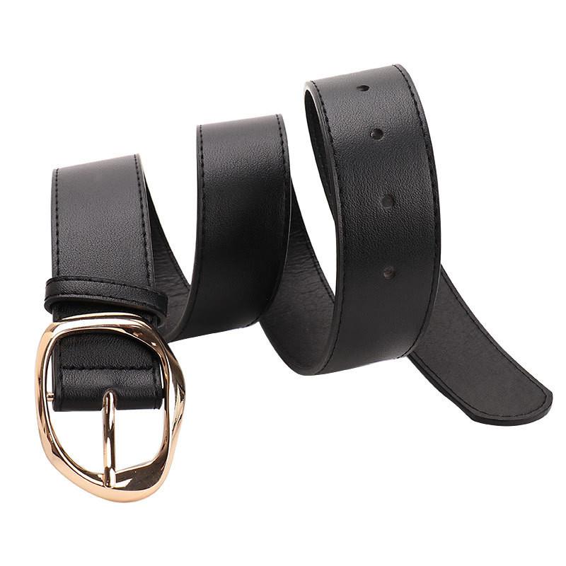 Stylish Womens Casual Buckle Belt Made Of Faux Leather With Classic Pin Closure For Work And Leisure