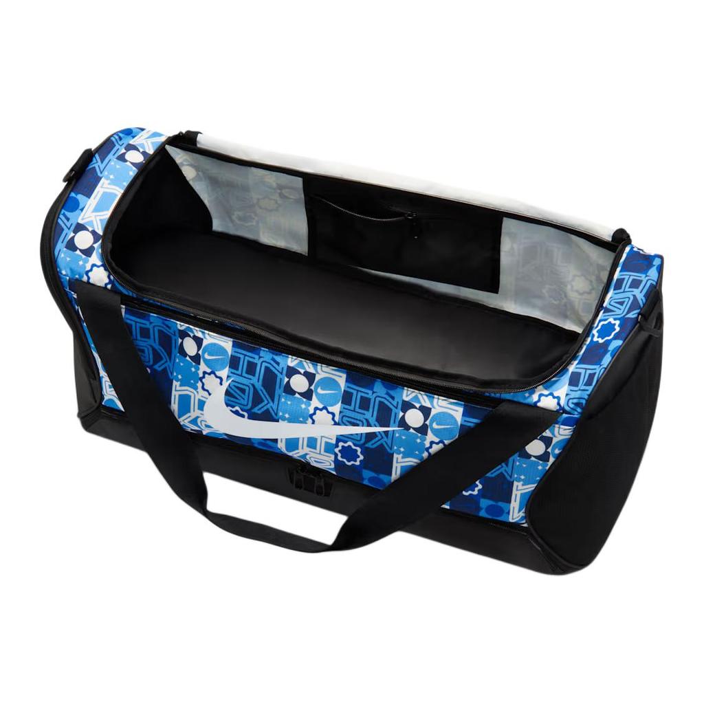 Nike Brasilia Fabric Gym Bag Medium Unisex University Blue & Black