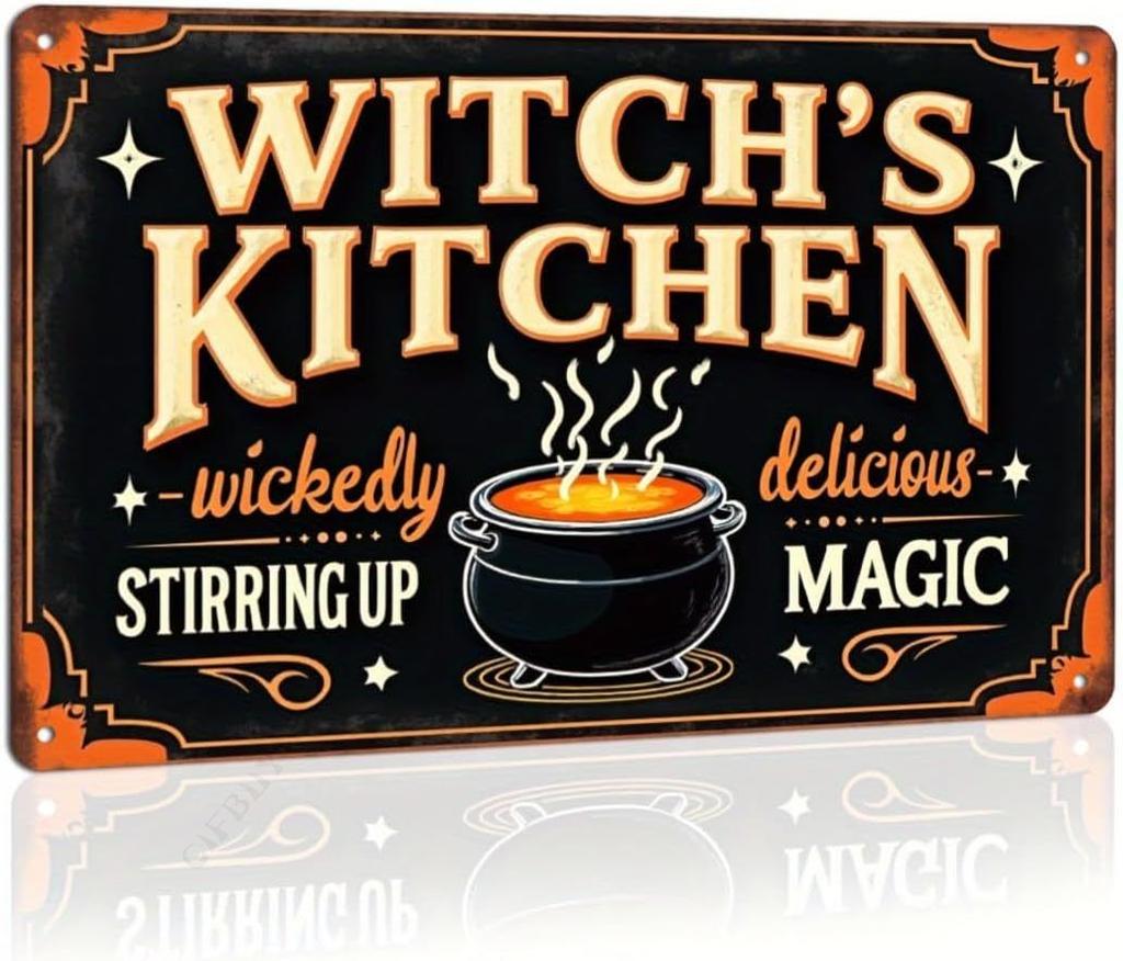 Halloween Poster On the Wall, Metal Plaque 20x30cm