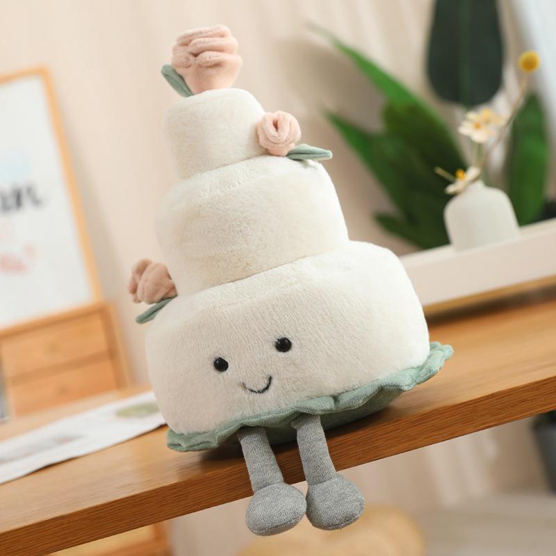 Wedding Cake Plush Doll - Creative Gift for Girls, Birthdays, Engagements, and Banquets