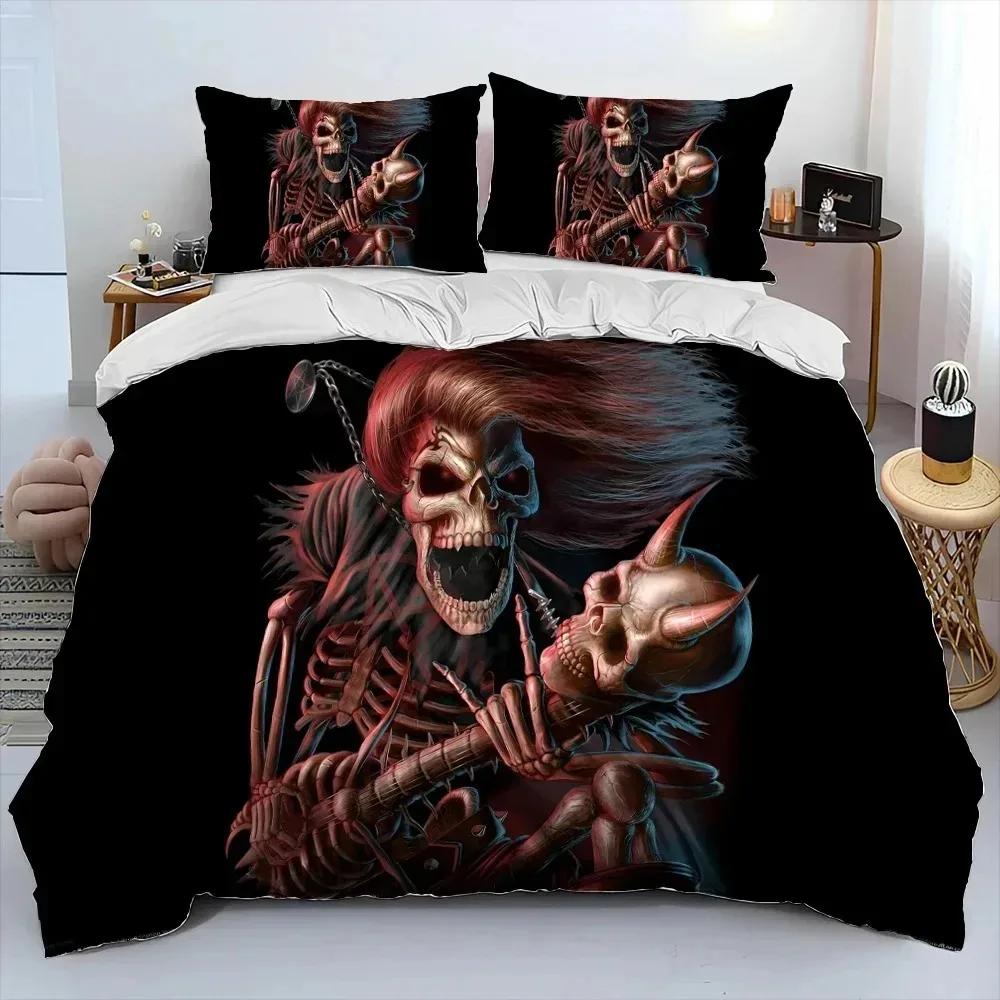 Bedding Set Classical Electric Guitar 3D Printed Duvet Cover BeddingSet Comfortable Breathable Luxury Sheet Cotton Bedding