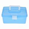 Clear Plastic Art Storage Box Multipurpose Watercolor Oil Painting Supplies Case Portable for Artists Students