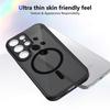 Luxury Magnetic Matte Phone Case for Samsung Galaxy S25 Ultra/S25+/S25 FE/S25 Edge Full Lens Protect Wireless Charge Cover