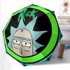 1pc Rick Sanchez Automatic Umbrella - 8-Rib Foldable Design, Outdoor Adventures, Durable Canopy Material Yy250823193