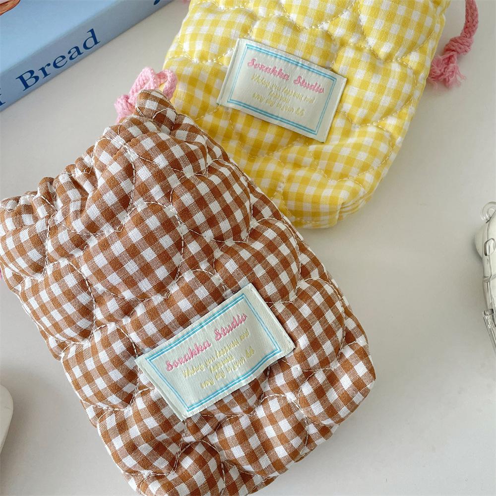 Drawstring Brush Makeup Storage Bag Women Portable Travel Portables Handbag Storage Camera Cosmetic Fall Prevention Case