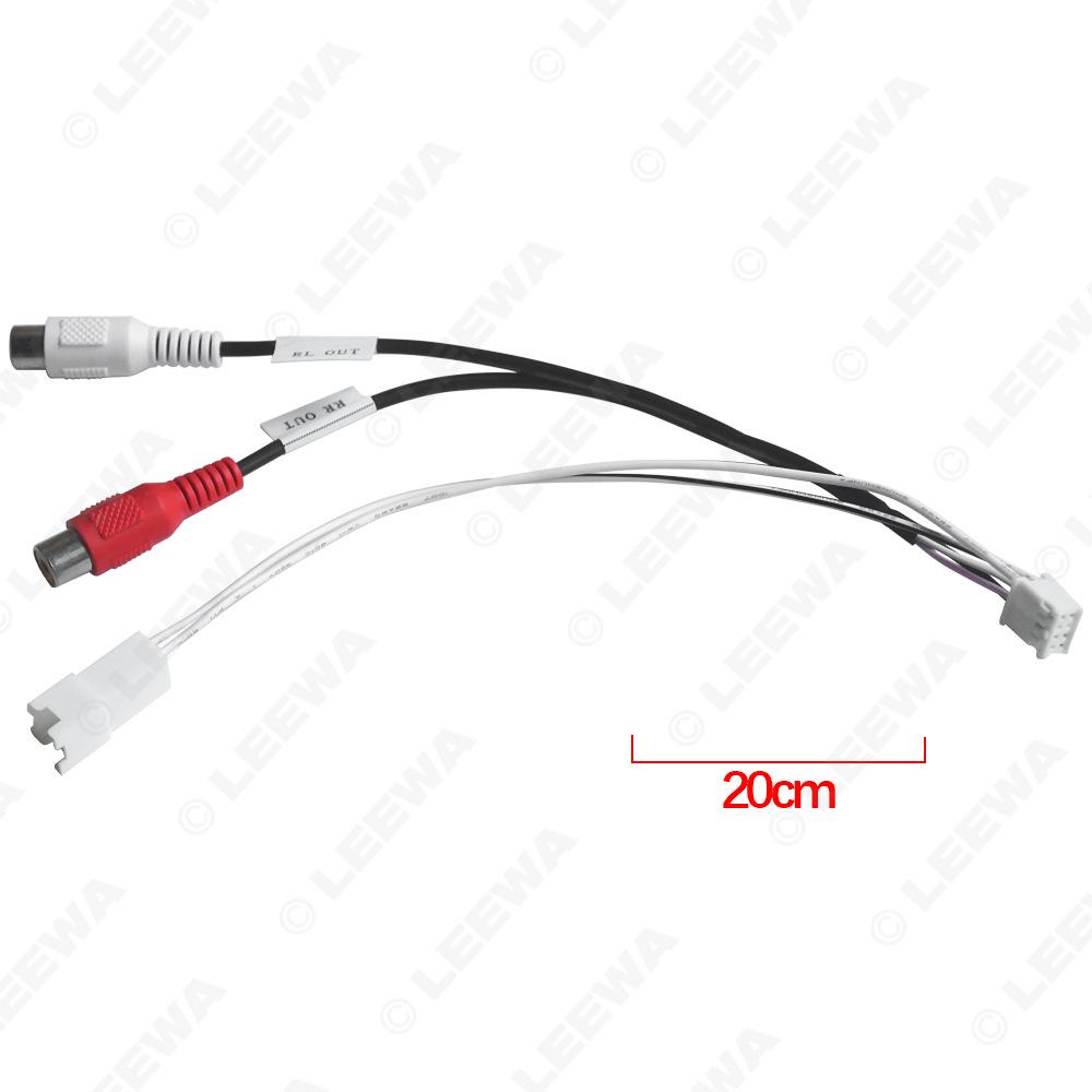 8-Pin Audio Cable for 9-10.1” Android Screens, Retains CAN Bus RX/TX