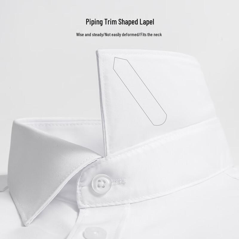 Shanshan Men's Anti-Wrinkle Business Long Sleeve Shirt
