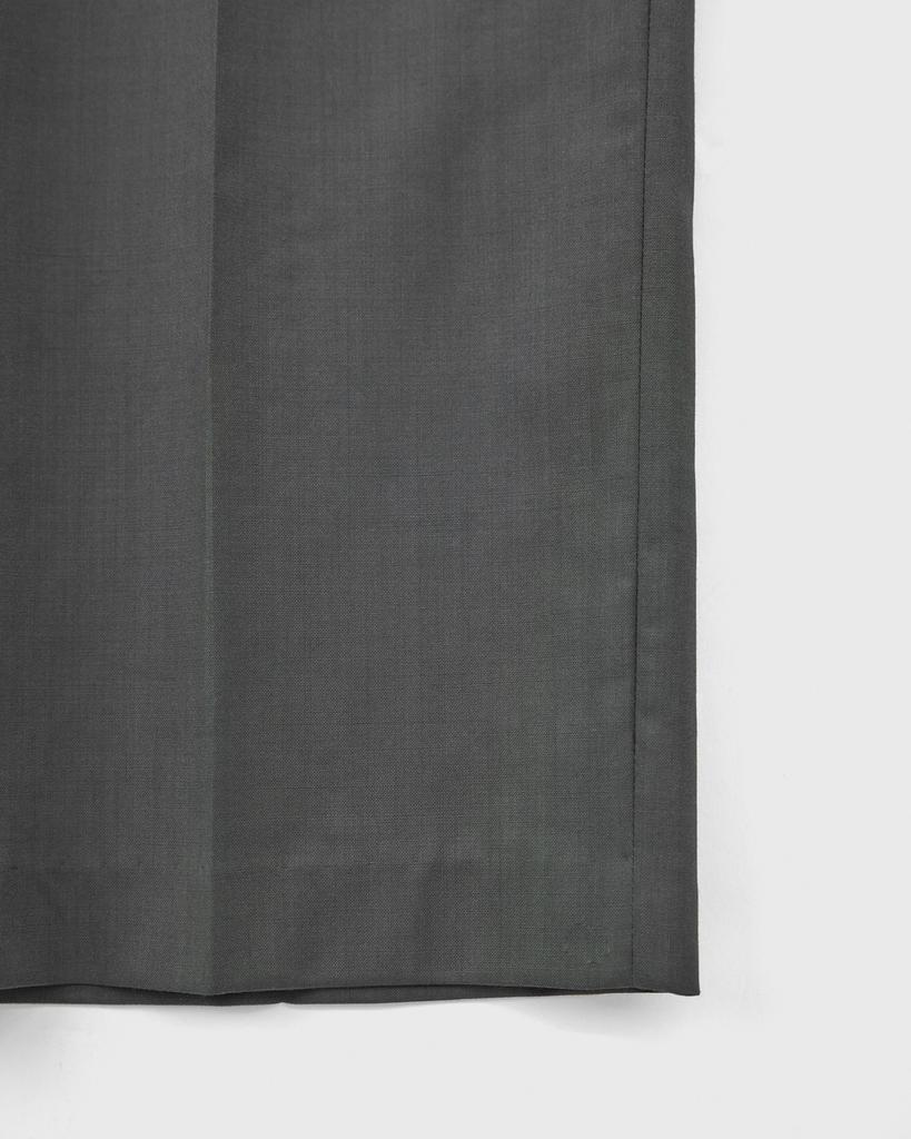 YOUTH Fine Wool Waist Line Pants - Khaki Gray