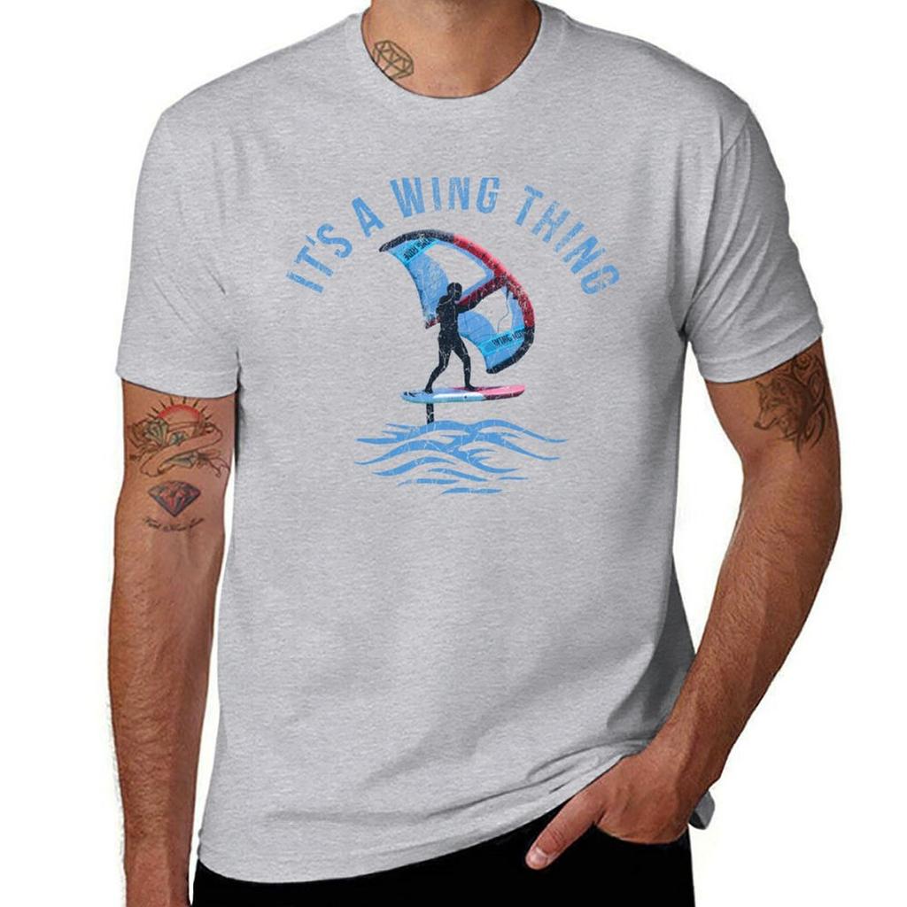It's a Wing Thing Vintage Wing Foil Wing Surf Wingfoiler Wingsurfer T-Shirt Custom Shirt T Shirts Men