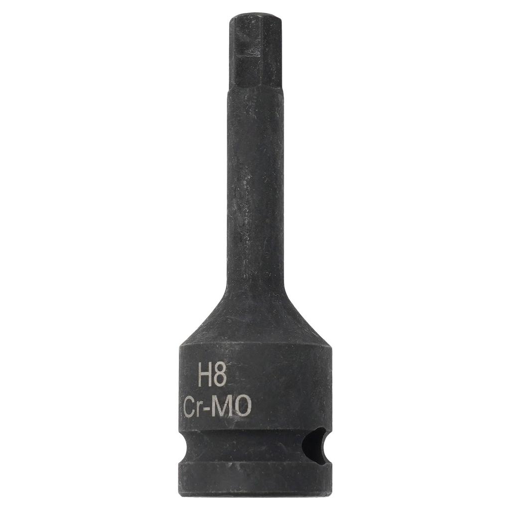 Steckschlüssel-Adapter Druckluftschrauber Schwarz Innensechskant Sechskant