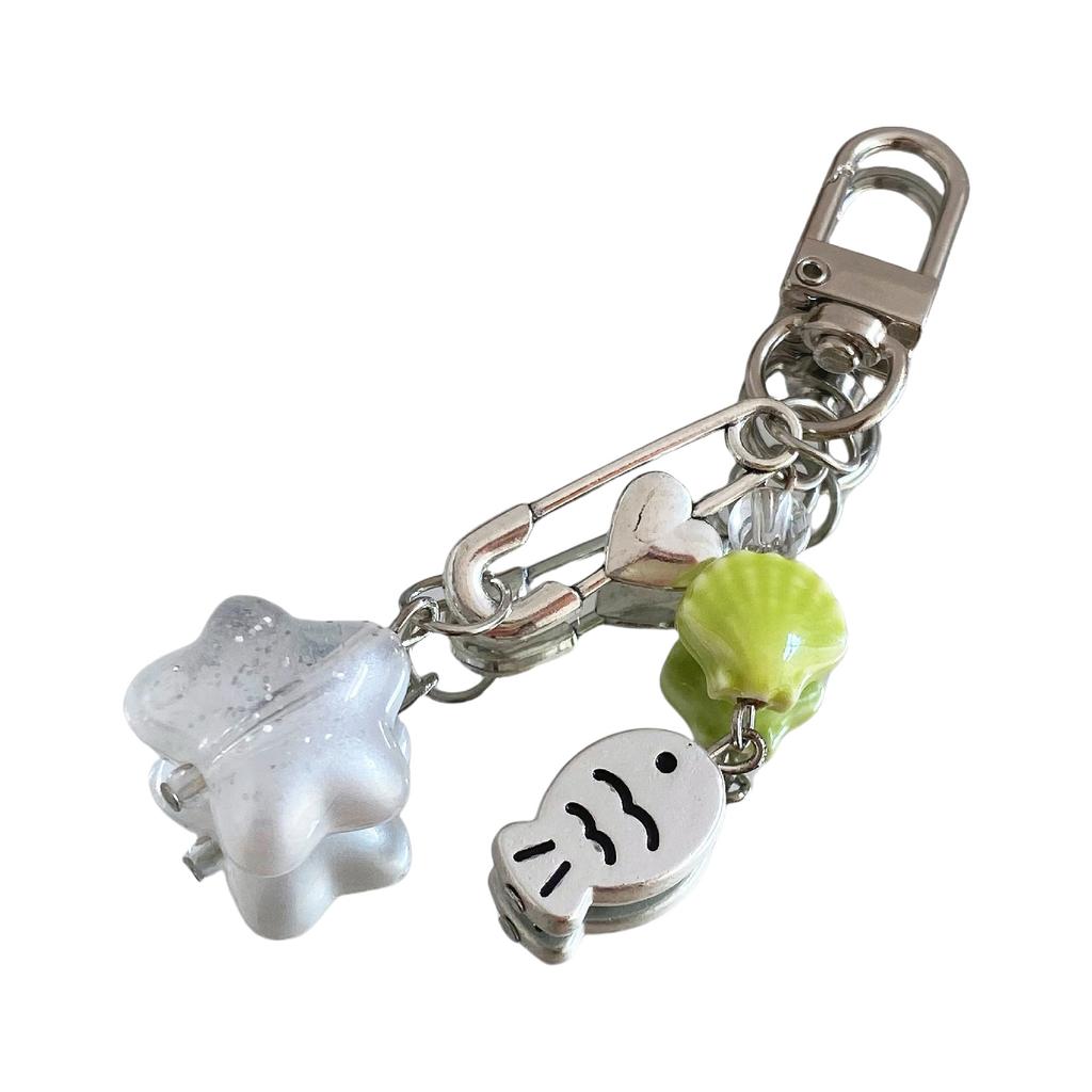 Summer Essential Phone Chain With Starfish And Shell Elements Phone Decoration Perfect For Fashionable Young Ladies