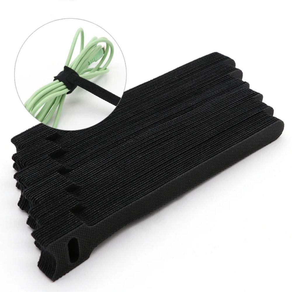 50pcs Nylon Cable Organizer 50pcs Phone Accessories Reusable Hoop Tape  Mouse