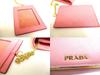 Authentic PRADA Saffiano Metal Pink Leather Bifold Long Flap Wallet #a126  Refurbished