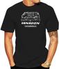 Men Tshirt Vanagon Technical Drawing T3 Vanagon Westfalia T Shirt Printed T-Shirt Tees Top Black